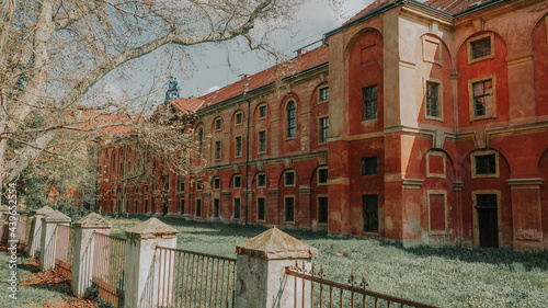 Old abandoned mansion in Prague