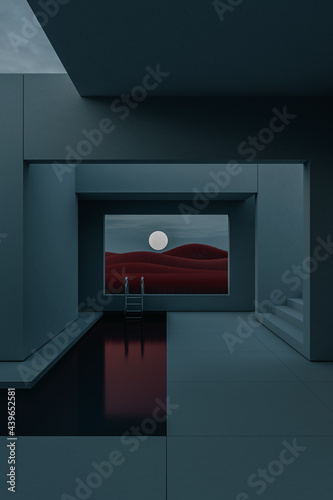 Luxury empty house