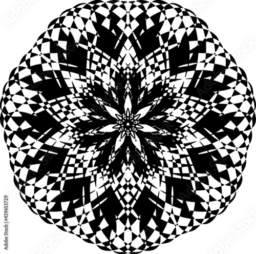 black and white spiritual symbol