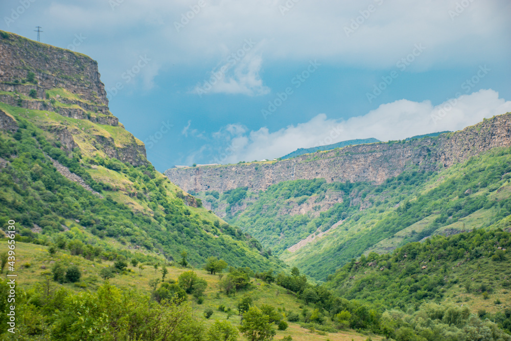 big canyon in the mountains