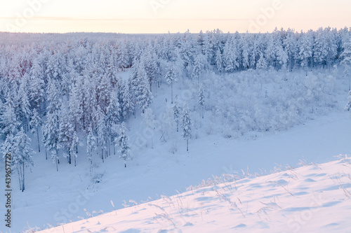 winter landscape in Siberia