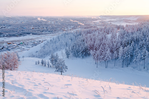 winter landscape in Siberia
