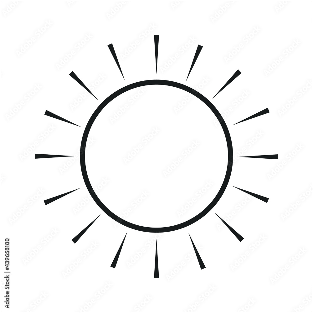 sun icons symbol vector elements for infographic web sun icons symbol vector elements for infographic web