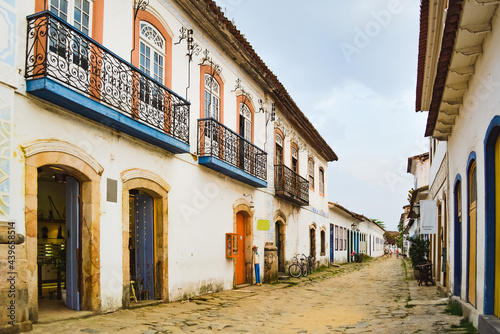 Brazil seaside colonial town architecture photo