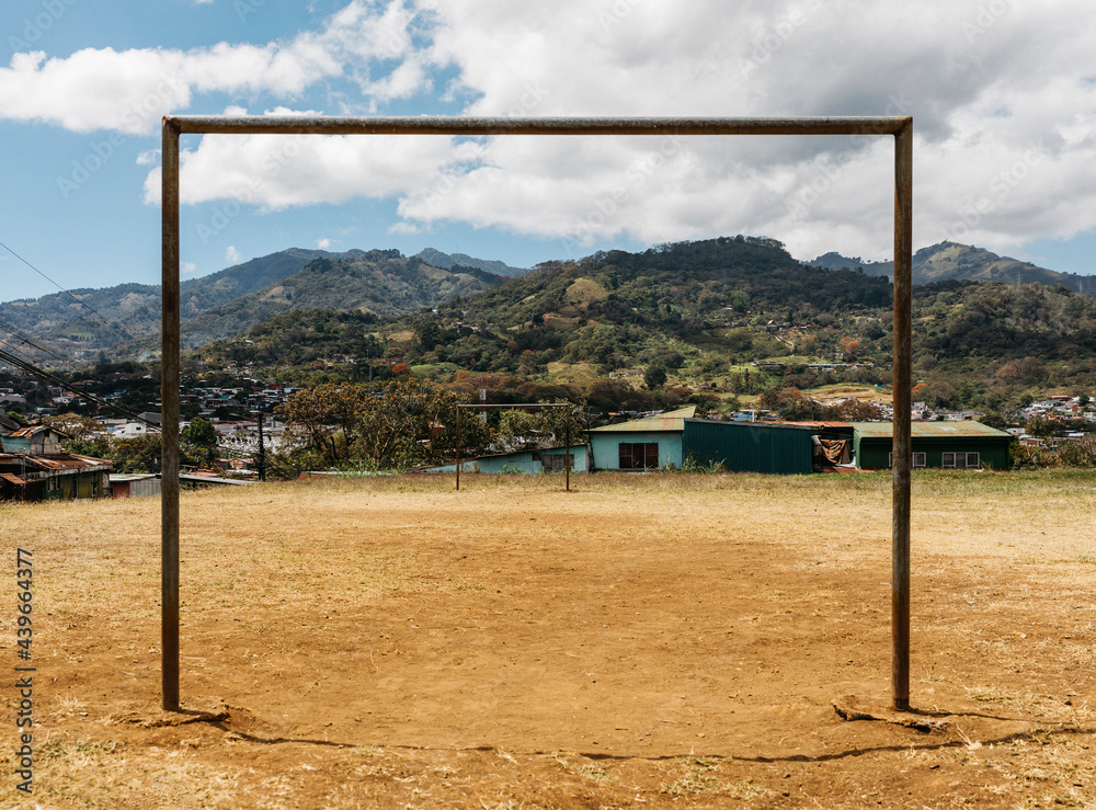 Dirt Urban Soccer Field Dirt Urban Soccer Field