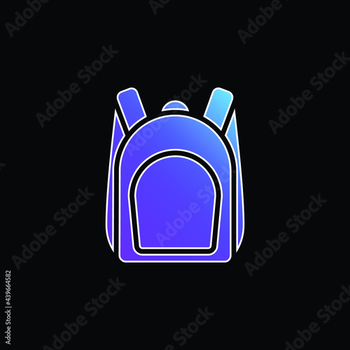 Bag blue gradient vector icon