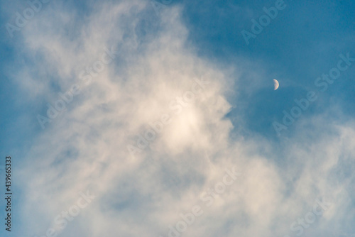 Wallpaper Mural Sky with Moon Torontodigital.ca