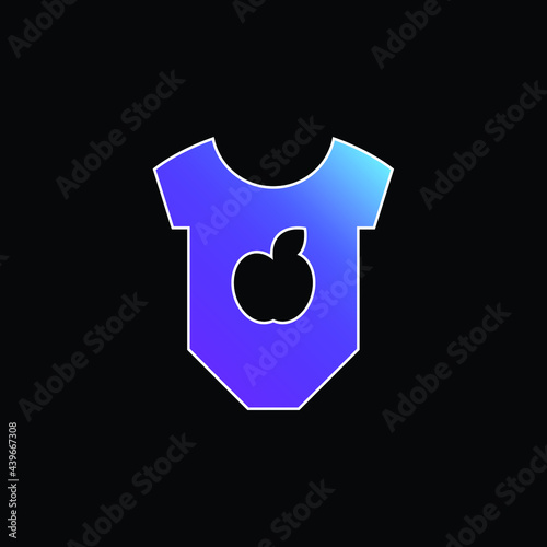 Body blue gradient vector icon