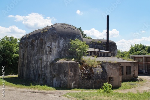 caponier in Fort Zakroczym, part of the Modlin fortress, Poland photo