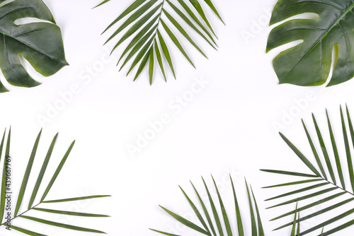 Beach accessories  glasses and hat with shells and sea stars on a white background