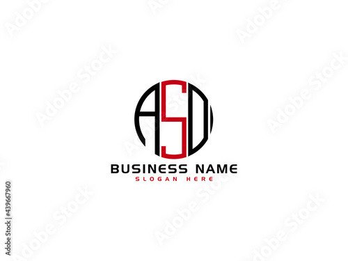 Letter ASO Logo Icon Vector Image Design For All Business