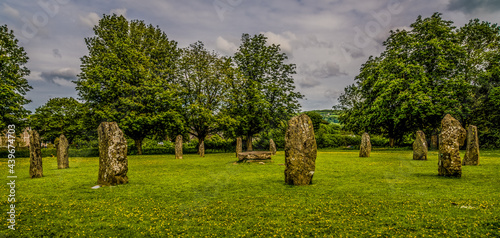 Stone Circle at Llanrwst photo