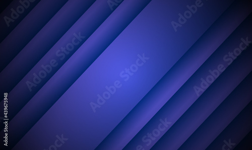 Blue abstract background. Cover with stright stripes. The pattern for ad, booklets, leaflets. Vector illustration. Window blind. Sea waves. © Oxigen
