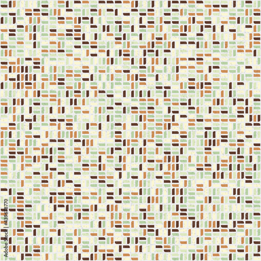 Fototapeta premium Abstract Geometric Pattern generative computational art illustration