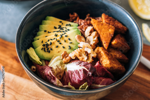 Healthy delicious vegan bowl photo