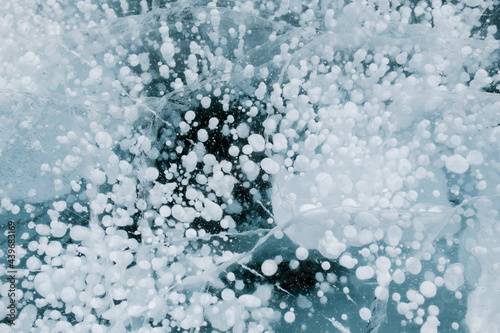 Frozen bubbles texture