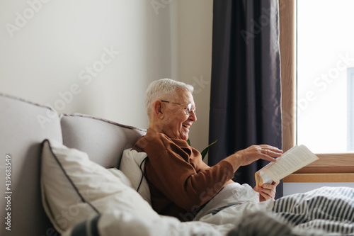 Old Man Reading a Book photo