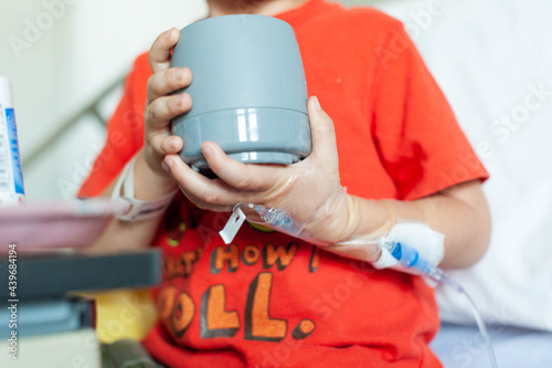 Hospitalized Little Boy