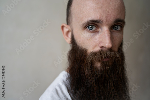 Portrait of a man with beard photo