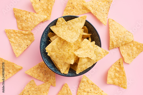 Tortilla Chips in Bowl 