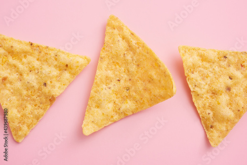Tortilla Chips in Closeup  photo