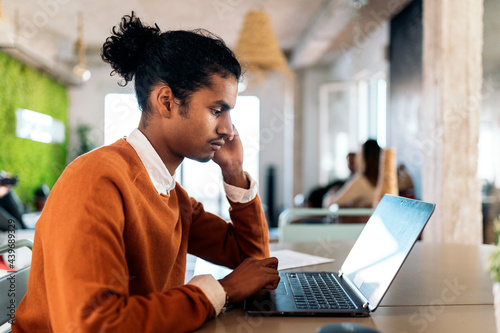 Office Worker Using Laptop