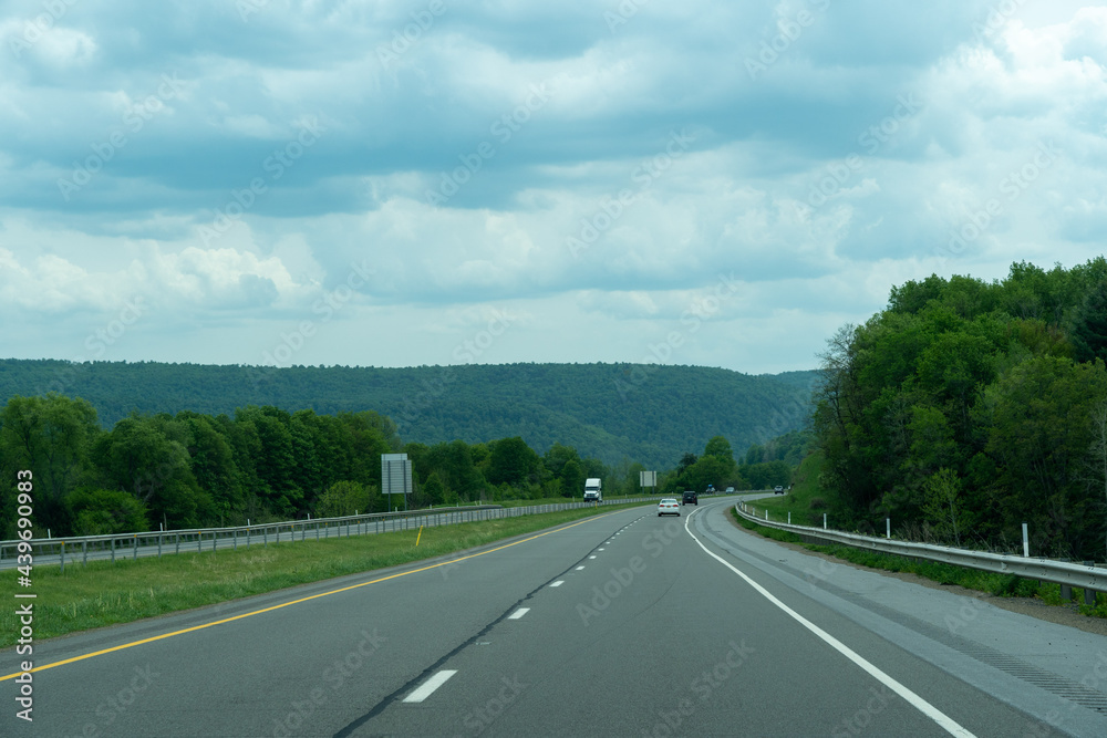 Open Highway in the Hills