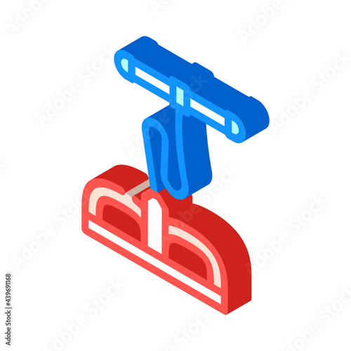 body training gym equipment isometric icon vector. body training gym equipment sign. isolated symbol illustration