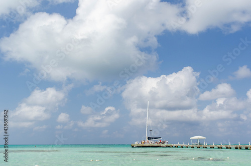 Catamaran in the Caribbean photo