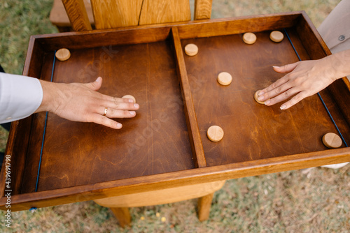 vintage wooden game 
