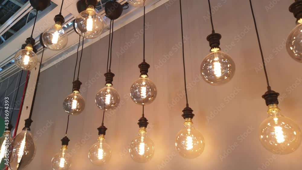 electric light bulbs in the chandelier department in the store electric light bulbs in the chandelier department in the store
