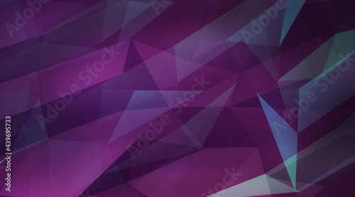 Technology abstract, polygonal background. 3D illustration backdrop template ideal for tech advertising compositions