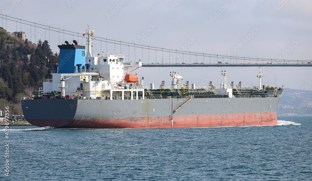 Fototapeta premium Cargo Ship in Sea