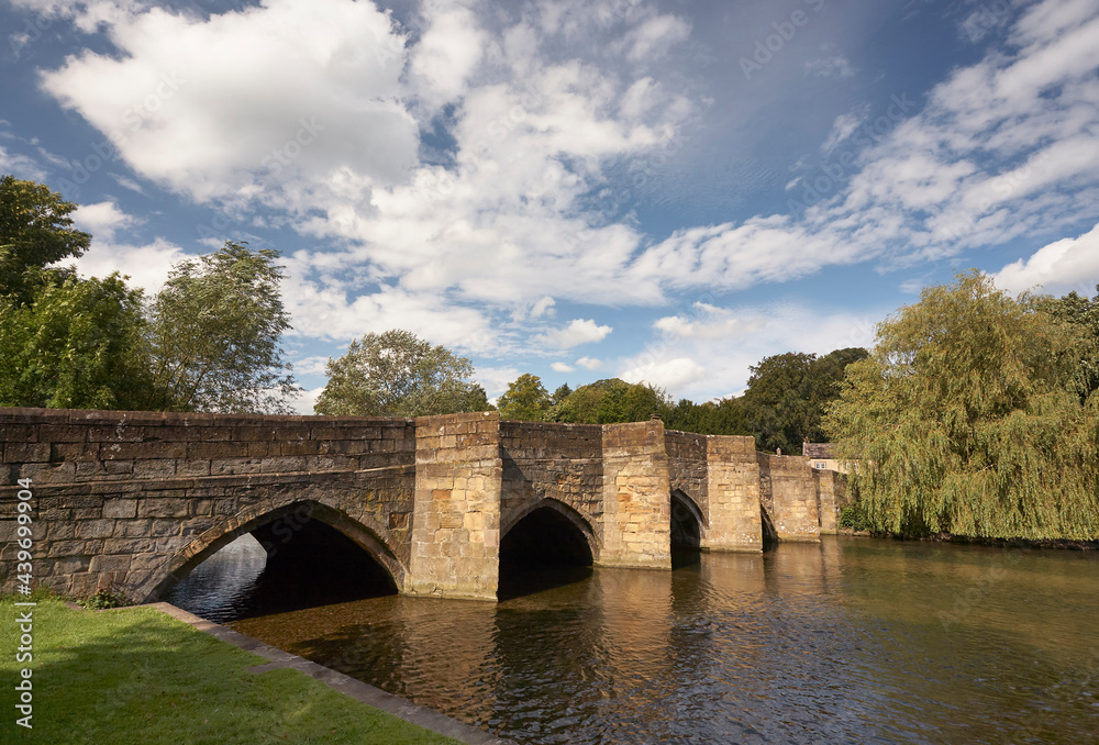 Bakewell Bridge over the River Wye. Peak District, Derbyshire, UK. Bakewell Bridge over the River Wye. Peak District, Derbyshire, UK.