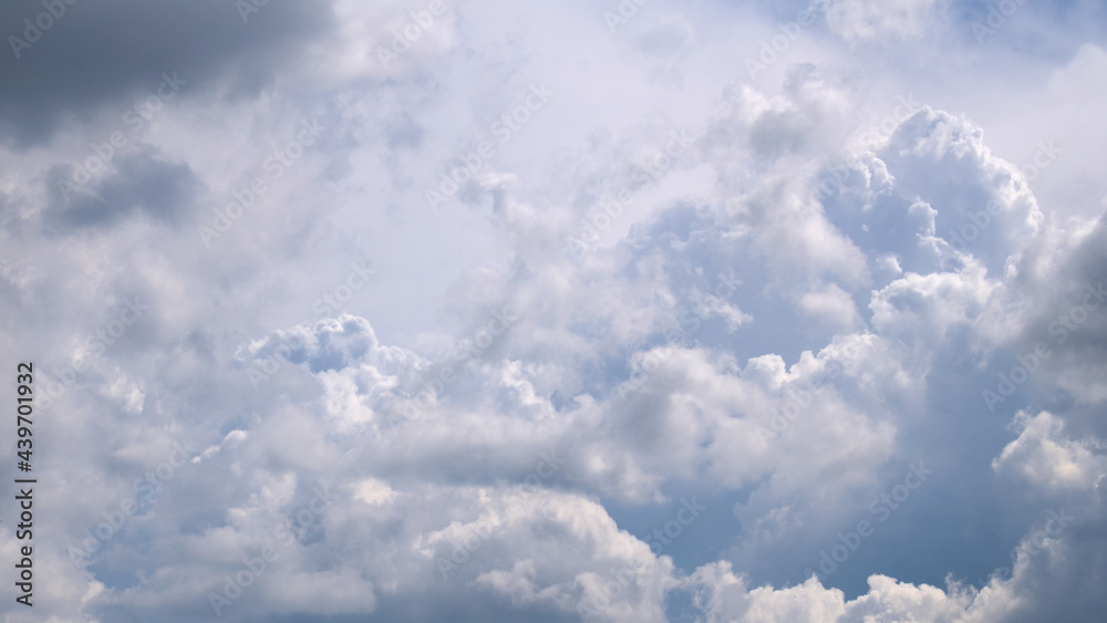 Cloudy summer weather before rain