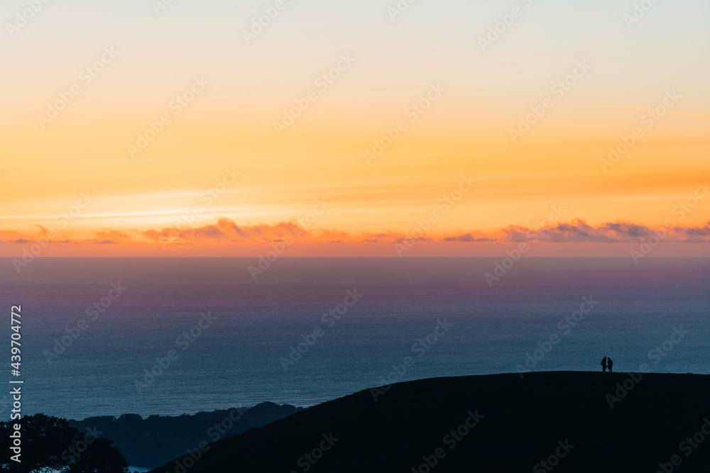 Colorful sunset by the sea Colorful sunset by the sea