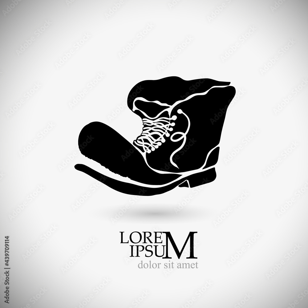 torn shoes vector