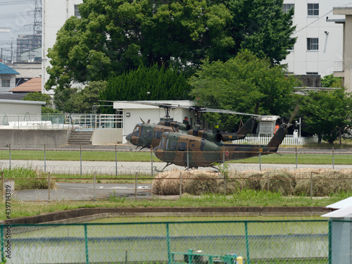 陸上自衛隊八尾駐屯地のUH-1J photo