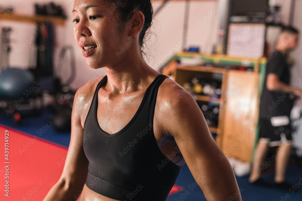 Beautiful Female Muay Thai boxer Beautiful Female Muay Thai boxer