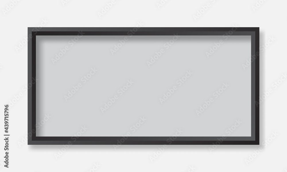 Vector blank of Photo frame. Vector illustration Vector blank of Photo frame. Vector illustration