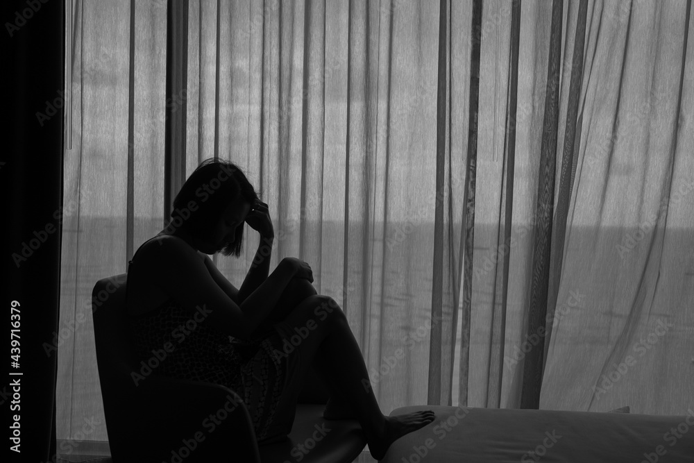 woman feeling sad, lonely, broken heart