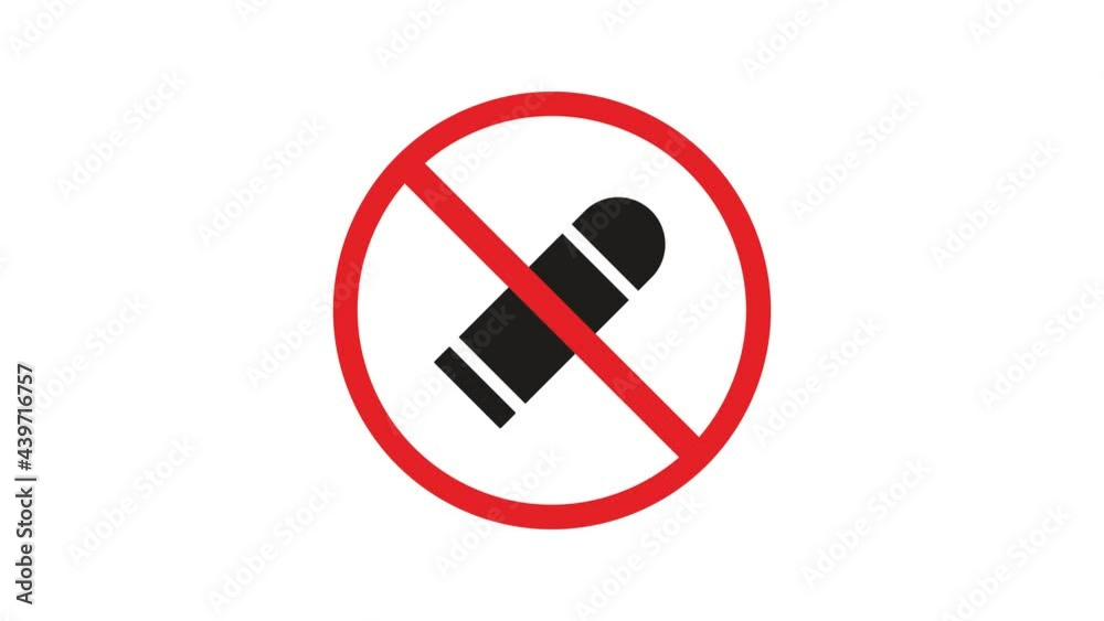 no bullet road sign animation. simple red circle prohibition Not Allowed Sign road motion design 4k with alpha channel mate no bullet road sign animation. simple red circle prohibition Not Allowed Sign road motion design 4k with alpha channel mate