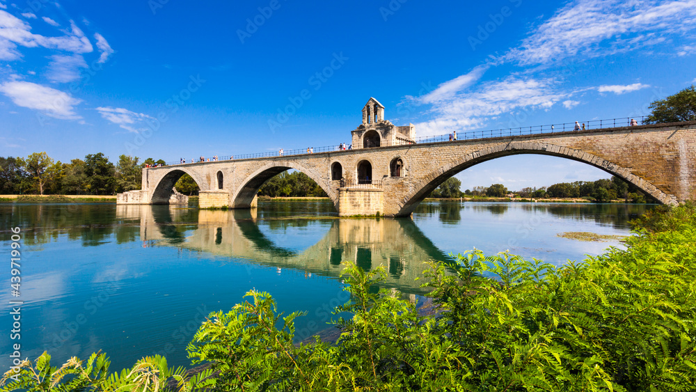 Avignon Bridge on the Rhone Avignon Bridge on the Rhone