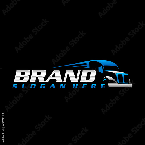 truck logo template