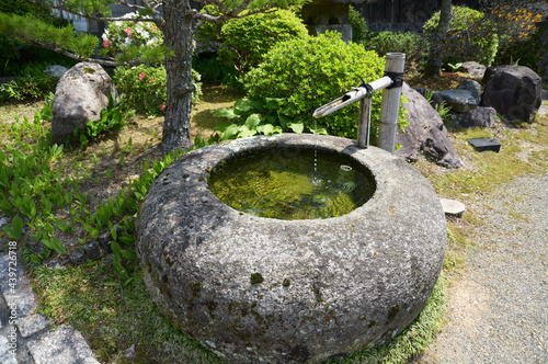 高野山 西室院 手水鉢 和歌山県高野町