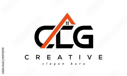 CCG letters real estate construction logo vector photo