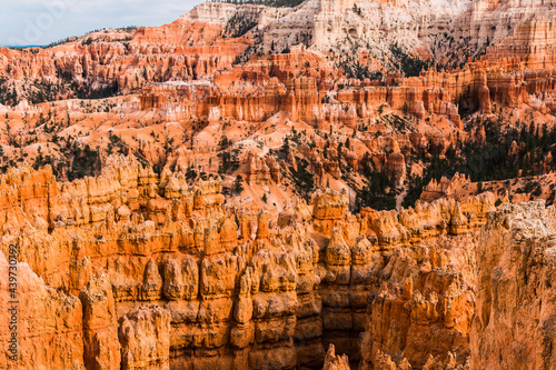 Inspiration Point and Hoodoos of Silent City From Sunset Point, Bryce Canyon National Park,Utah,USA