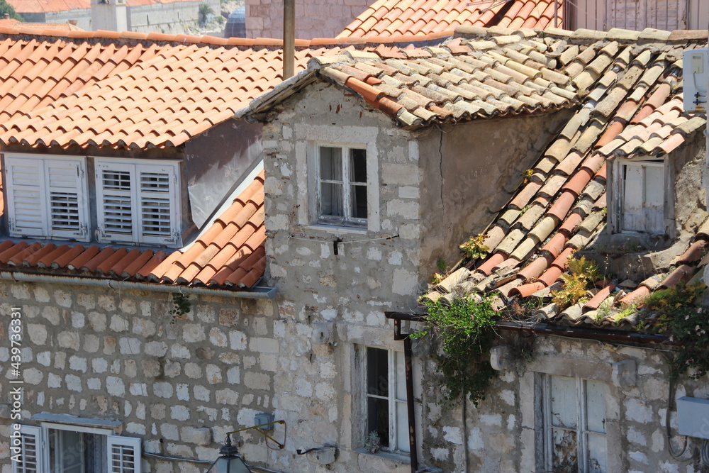 Building in the old town of Dubrovnik, Croatia.
