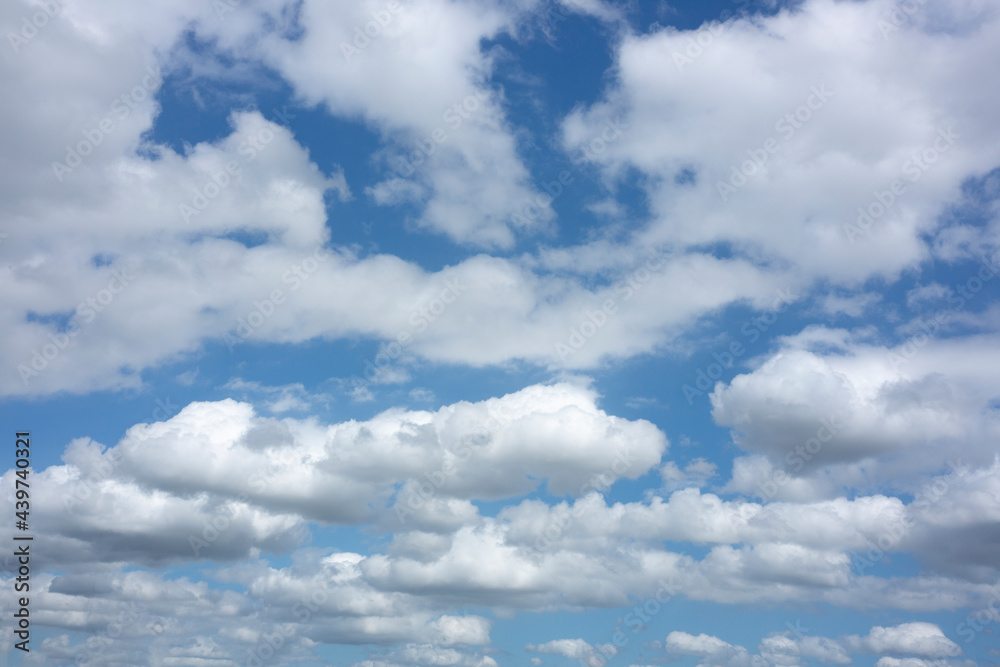 blue sky with white clouds