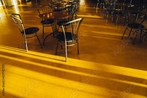 The image of furniture items in the sun.